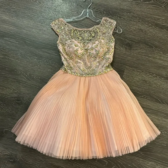 short orange homecoming dresses Luuvis Women Orange Short Homecoming Dress Sparkly A Line Sweetheart  Cocktail Dress with Beading Keyhole